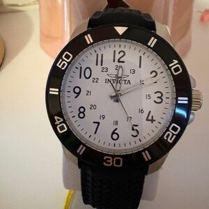 NWT Invicta Sport Quartz Pro Diver watch 100m Water Res. Black 100% AUTHENTIC